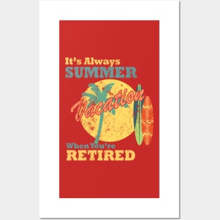 Summer Vacation T-Shirt Design Posters and Art